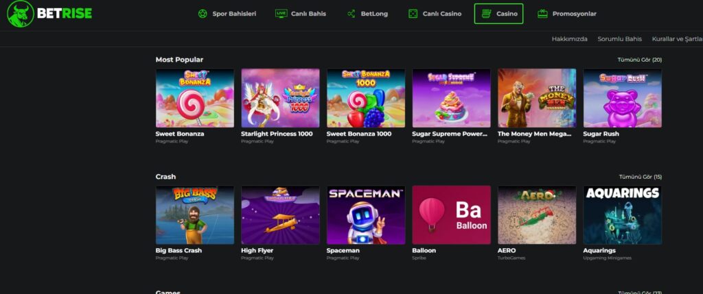 betrise casino ve slot