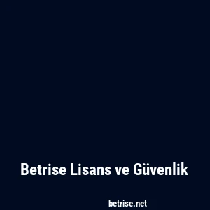 Betrise Lisans ve Güvenlik